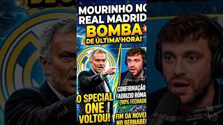 MOURINHO NO REAL MADRID! BOMBA DE ÚLTIMA HORA! 💥 #futebol #realmadrid