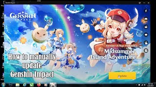 Cara Manual Update Genshin Impact Pc