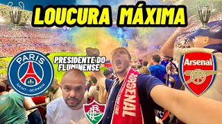 FUI NA FINAL DA CHAMPIONS LEAGUE EM BUDAPESTE/ PSG x Arsenal