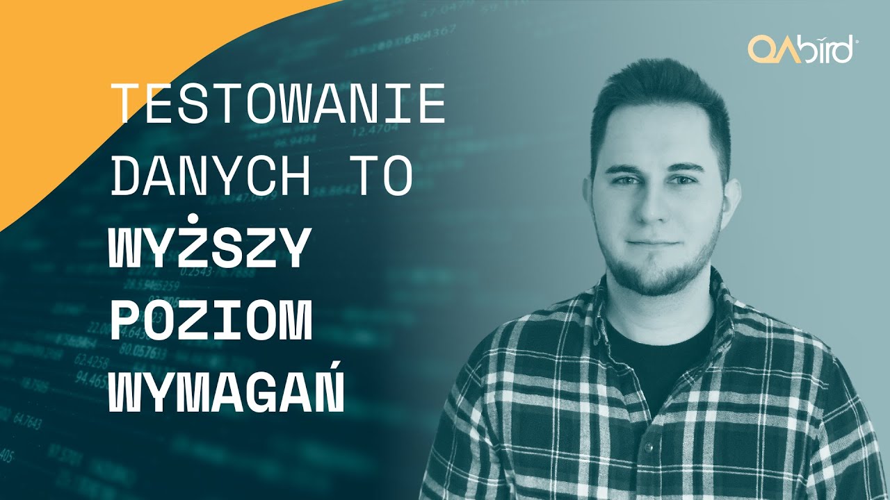 Testowanie danych. Gość: Cezary Niezgoda