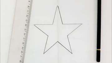 ¿Cómo hacer una estrella de 5 puntas fácil?