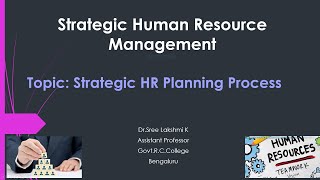 Strategic Human Resource Planning Process