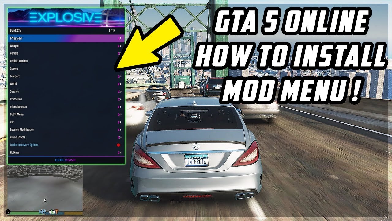 GTA5 STORY MODE PS4 MOD MENU NO USB OR PC! (PS4 MODDING) 