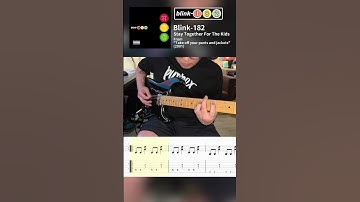 Blink-182 - Stay Together For The Kids [Guitar Cover]