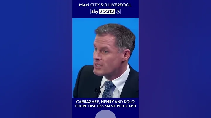 Jamie carragher on the topic on manes red card !!