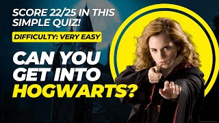 Will You Be Accepted at Hogwarts? | Hogwarts Entrance Exam | Harry Potter Quiz  Easy