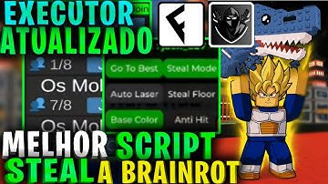 💸Roube um Brainrot Script *SEM KEY* - Anti Hit, Auto Buy, Instant Steal, Brainrot Finder Spawner! 👾