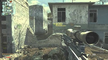 MW3 - My First Time Trying To Quickscope (Part 1)