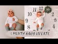 1 MONTH BABY UPDATE | VLOG