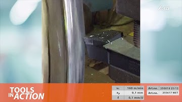 Hard machining in 62HRC with interrupted cut - Hoffmann Group