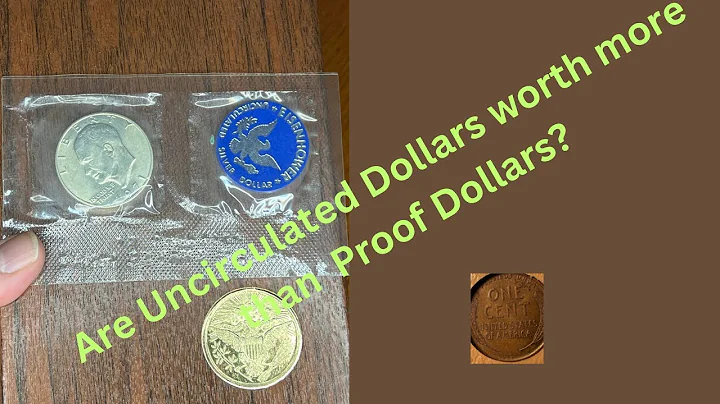 A Second look at the 1971 Proof and Uncirculated Eisenhower Dollar. Brown Ike vs Blue Ike