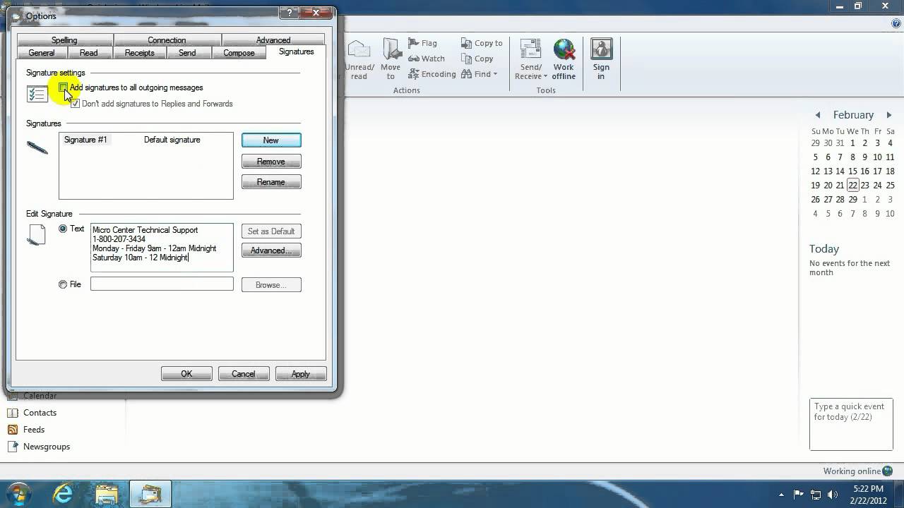 windows live mail support