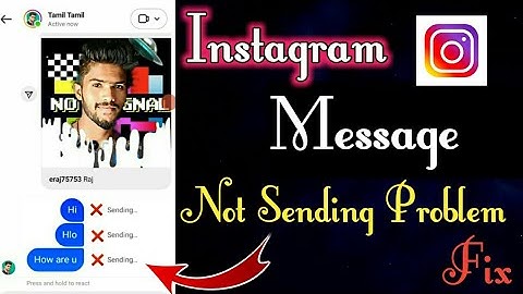 How To Fix!!! Instagram Message Not Sending Problem In Tamil \ TAMIL REK
