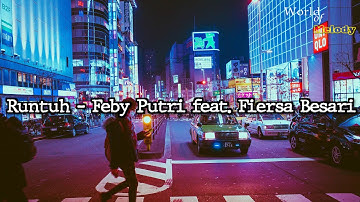 Runtuh - Feby Putri feat. Fiersa Besari (Live Session) (Lirik Video) | Karaoke