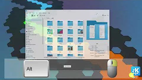 KDE Tip: Resize Window with a Mouse + Key Combo