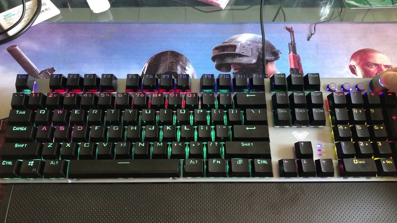Как разобрать клавиатуру aula f75 Aula F2088/F2058 Mechanical Gaming Keyboard (with soundtest) - YouTube