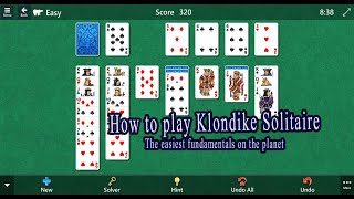 How to play Klondike Solitaire / Easy & Fun Instructions