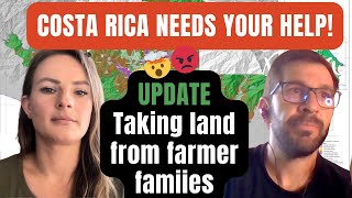COSTA RICA NEEDS YOUR HELP! Protesting in Costa Rica against taking land away from family farmers