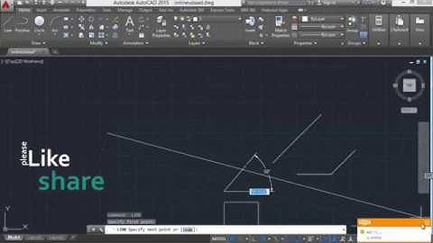Auto Cad Tutorial Series | 10 # Dynamic Input Command in Auto Cad