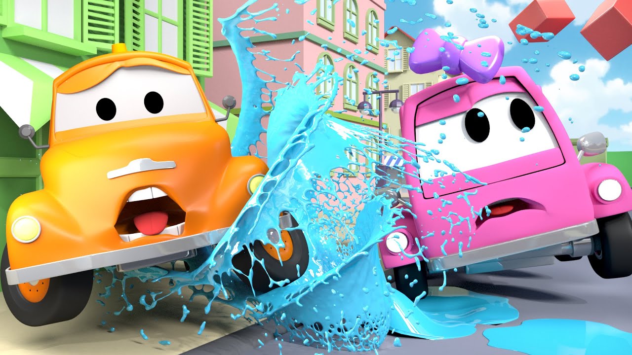 レッカー車のトム 可愛いスージー カーシティーのレッカー車のトム I 子供向けアニメ L 子供向けトラックアニメ Truck Cartoon For Kids Youtube