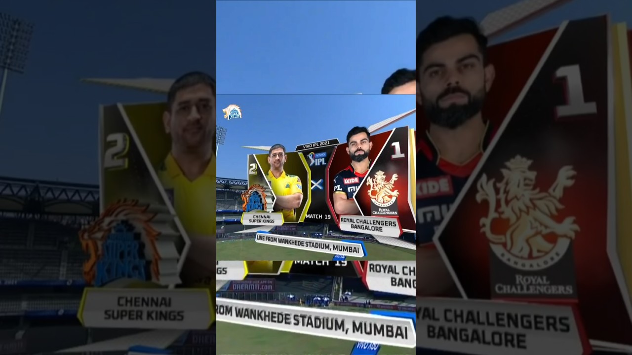 M:19|Csk vs Rcb |2021| 