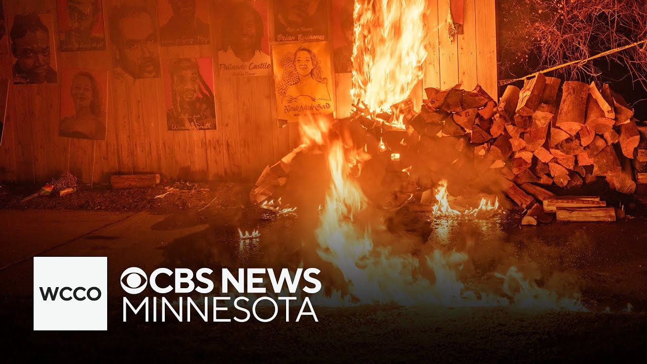 Renee Good memorial in south Minneapolis damaged by fire