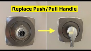 How to Replace Push Pull Shower Handle with Moen 100224