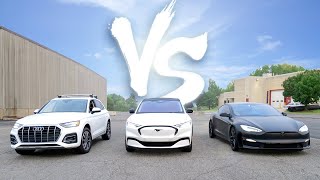 Driving 1000 Miles in 3 Cars: Gas vs Electric!