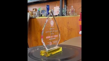 KỶ NIỆM CHƯƠNG THỦY TINH - KỶ NIỆM CHƯƠNG PHA LÊ - NSX COSACO - MÃ 001 #cupthethao #kyniemchuong