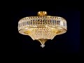 LOUIS 60 GOLD CLOSE TO CEILING BY SHELIGHTS