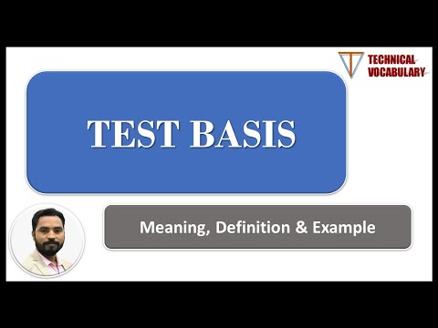 वीडियो: परीक्षण का आधार क्या है?