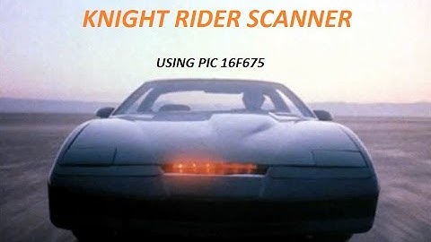 PIC 12F675 Led Chaser - Knight Rider