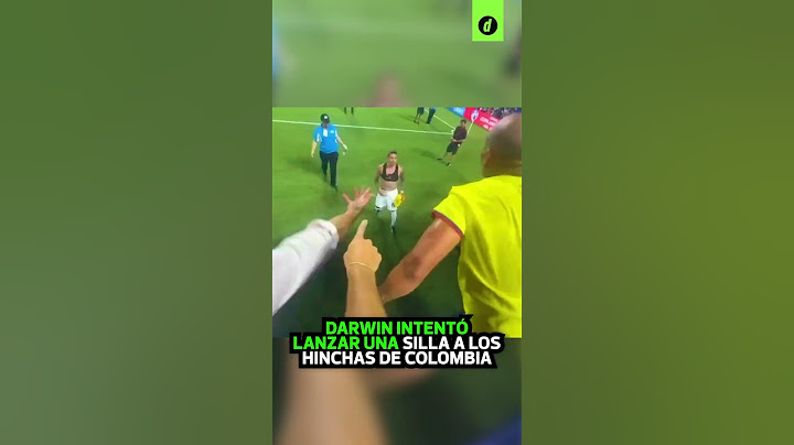 ¡PERO QUE HACE DARWIN NÚÑEZ!: URUGUAYO intentó lanzar silla a HINCHAS COLOMBIANOS | Depor