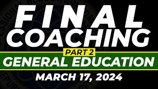 MARCH 2024 FINAL COACHING GENERAL EDUCATION NEW CURRICULUM LICENSURE EXAMINATION FOR TEACHERS - 2 screenshot 5