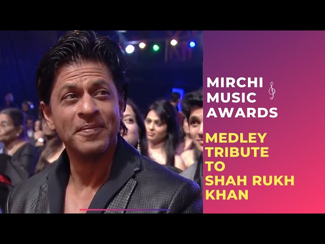 Romantic medley tribute to Shahrukh Khan by Bollywood Singers | Mirchi Music Awards | Radio Mirchi class=