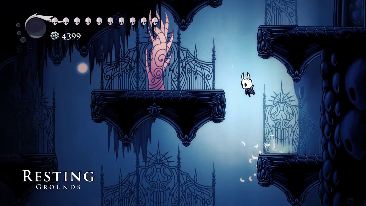 Земли упокоения hollow knight карта