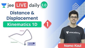 JEE 2022: Kinematics 1D L1 | Distance & Displacement | Unacademy JEE | IIT JEE Physics | Namo Kaul