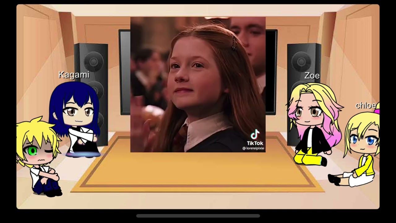 MLB react to Marinette as Ginny Weasley / forgot to put credit on TikTok’s!