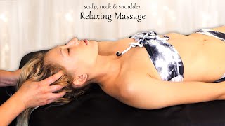 Need Stress Relief? 🌺 Scalp & Neck Massage for Instant Relaxation 🌼 Feel the Serenity w/ Lucinda