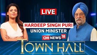 Minister of Petroleum, Hardeep Singh Puri Exclusive Interview On News18's Townhall Live | News18