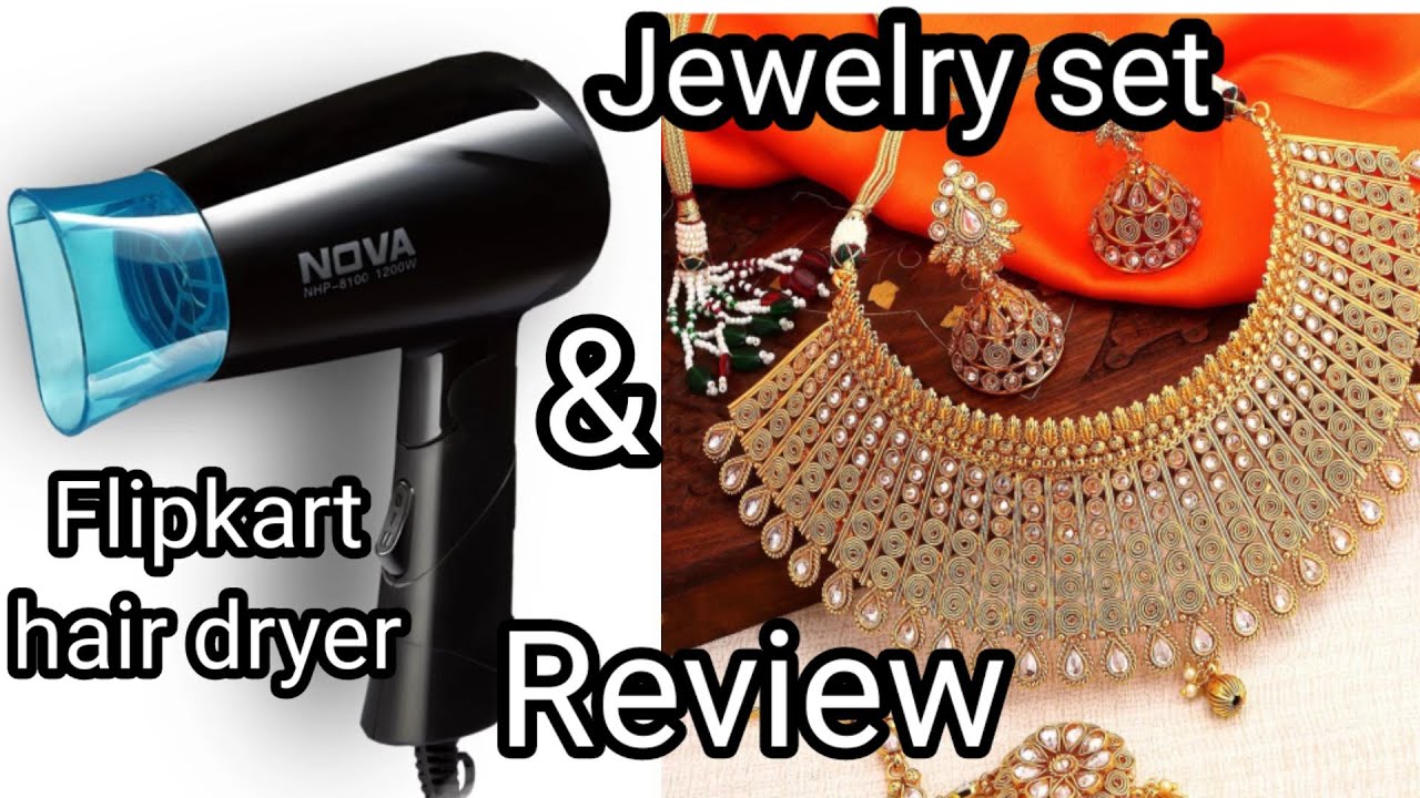 Nova hair dryer & jewelry set reviewOrder from flipkart