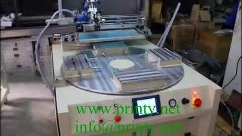 Automatic 4 station screen printer,Rotary screen printers and silk screen printing machine equipment