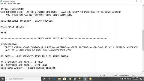 Azure BI ||Data Factory Tutorials||How to create Free Subscription- Day 1