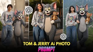 Tom & Jerry AI Photo Editing | ChatGPT New Trending Photo Edit | Tom & Jerry Photo Prompt | Chatgpt screenshot 1