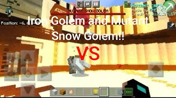 Iron Golem And Mutant Snow Golem VS. Mutant Vex - MOB BATTLES S2 - Rhex Mutant Creatures Mod