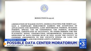 Walker Co. commissioners to consider data center moratorium