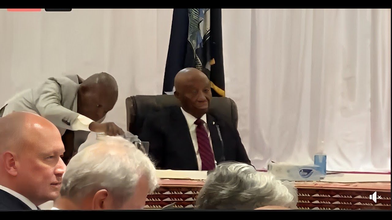 President Boakai Chairs Final Draft Presentation of Rescue Mission AREEST Agenda at the EJS  Complex