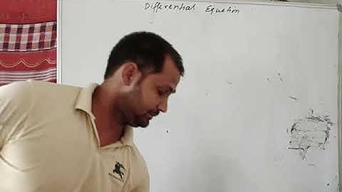Formation of Differential Equations by eliminating the arbitrary constants(Lecture-3)