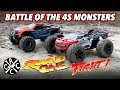 Traxxas Maxx Vs Arrma Kraton 4s: The Battle Of The 4S Monsters - Round 1 Fight