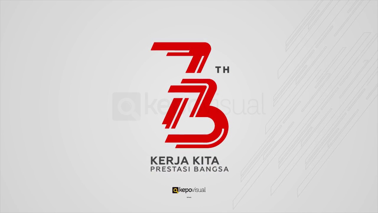 Animasi Logo HUT ke-73 Republik Indonesia - YouTube